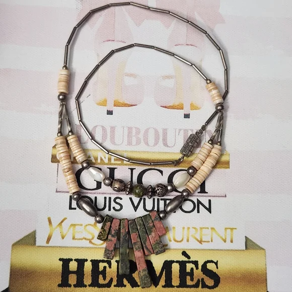 Unikite Crystal Stone Bracelet And Necklace Set - Picture 5 of 9